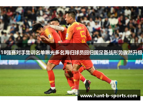 18强赛对手集训名单曝光多名海归球员回归国足备战形势骤然升级 18强赛对手集训名单曝光多名海归球员回归国足备战形势骤然升级